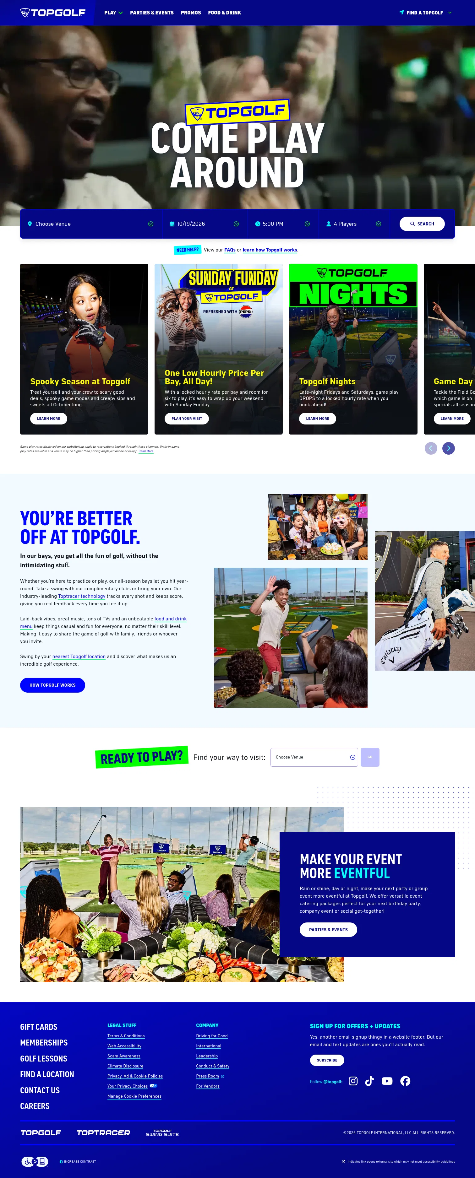 topgolf.com/us on desktop, full screenshot