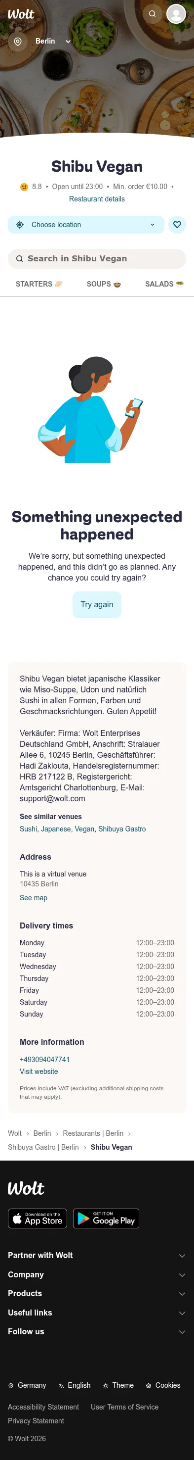 wolt.com/en/deu/berlin/restaurant/shibu-vegan on mobile, full screenshot