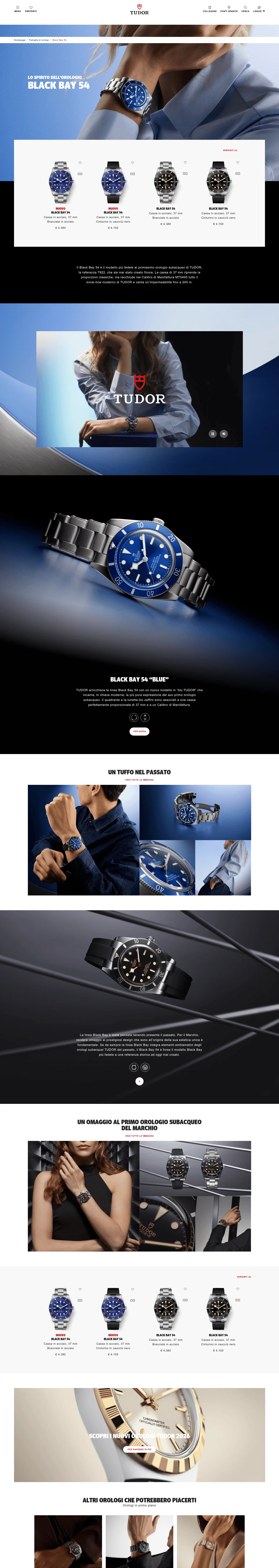 tudorwatch.com/watch-family/black-bay-54 on desktop