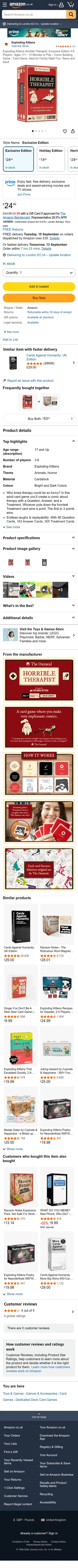 amazon.co.uk/Exploding-Kittens-Horrible-Therapist-Hilarious/dp/B0FVBMDW5P on mobile