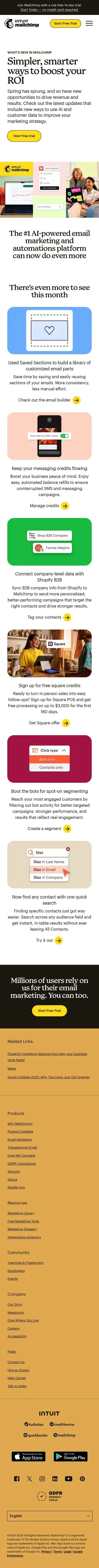 mailchimp.com/whats-new on mobile