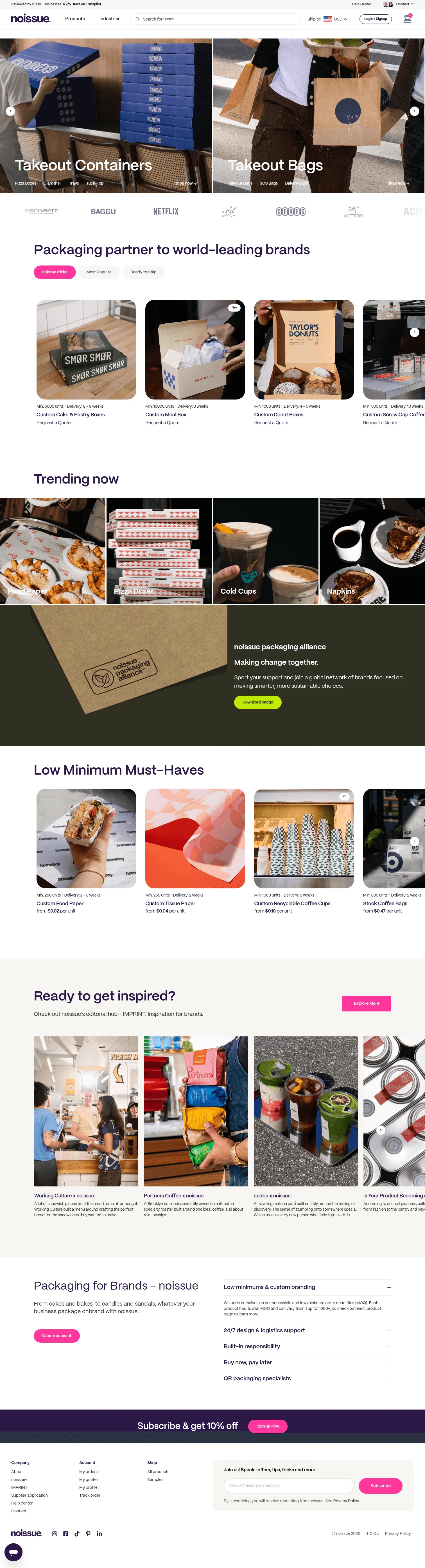 noissue.co/content/custom-homepage on desktop