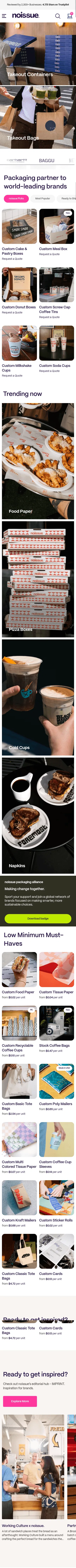 noissue.co/content/custom-homepage on mobile, full screenshot