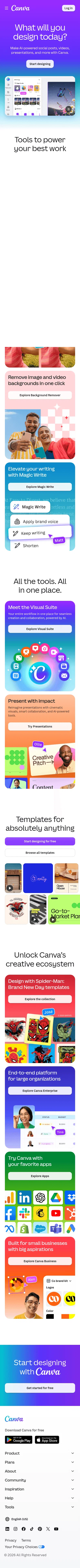 canva.com on mobile