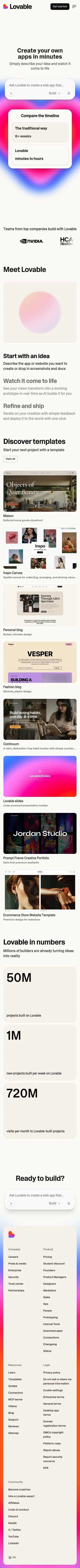 lovable.dev/meta-time on mobile