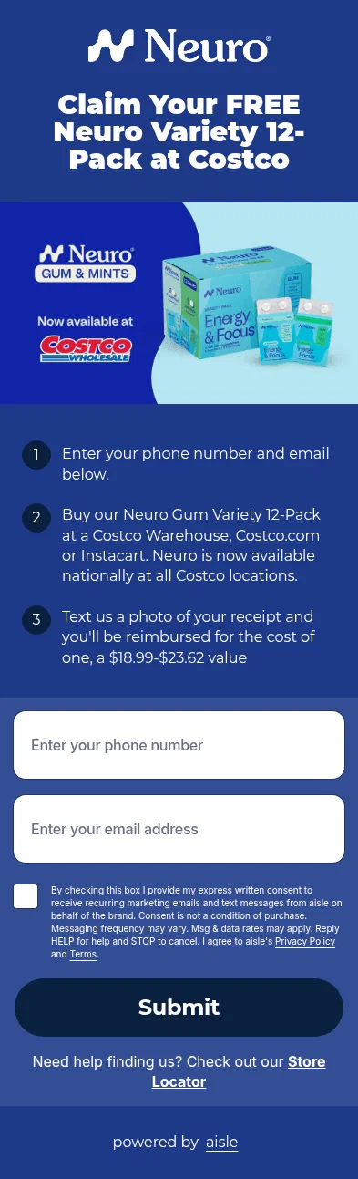 try.gotoaisle.com/neuro-jer on mobile