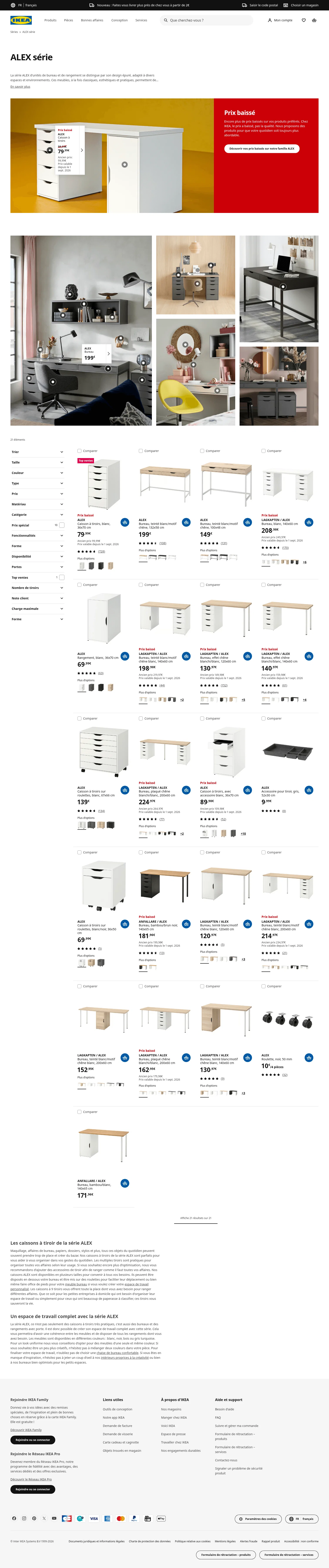 ikea.com/fr/fr/cat/alex-serie-47147 on desktop