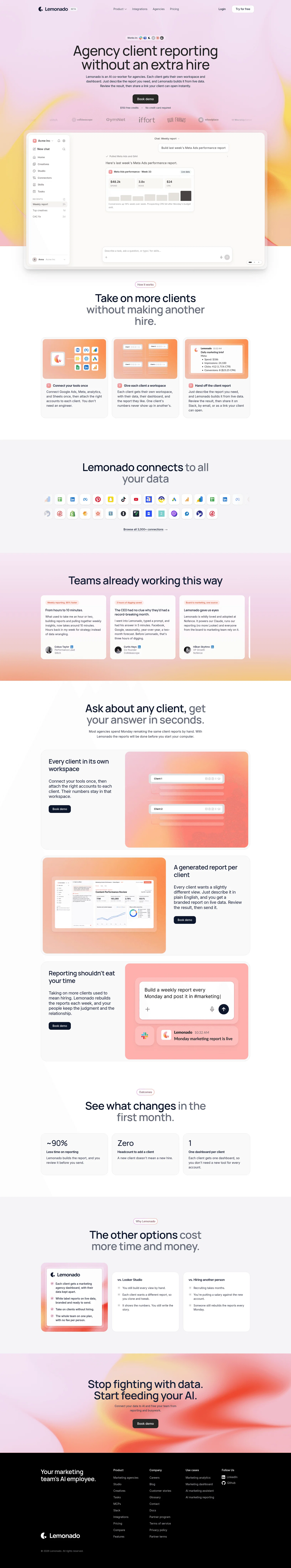 lemonado.io/lp/agency-client-reporting on desktop