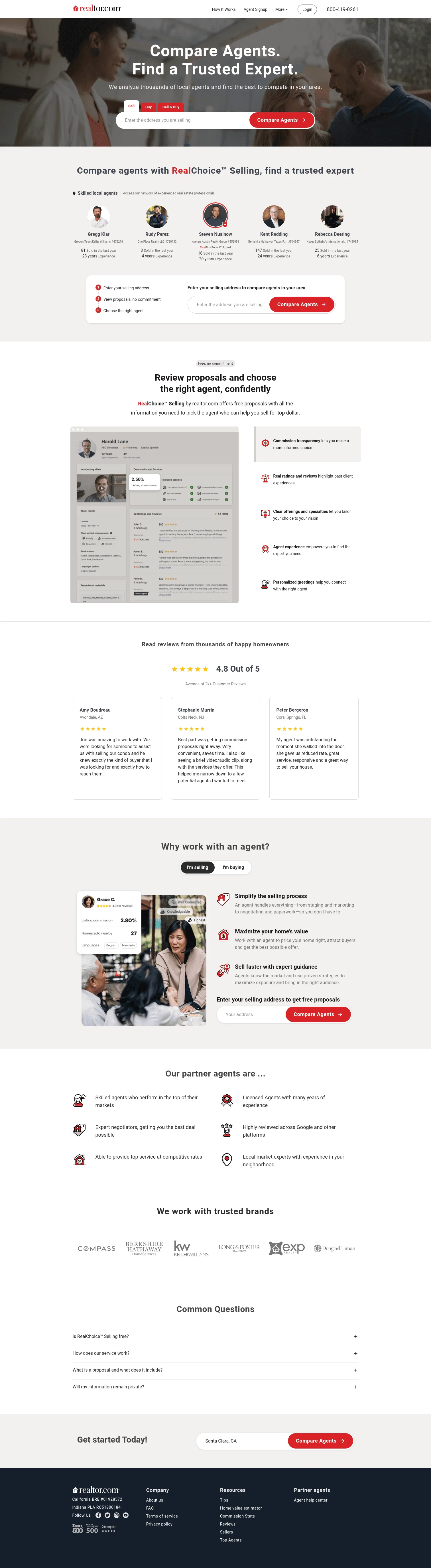 sell.realtor.com on desktop