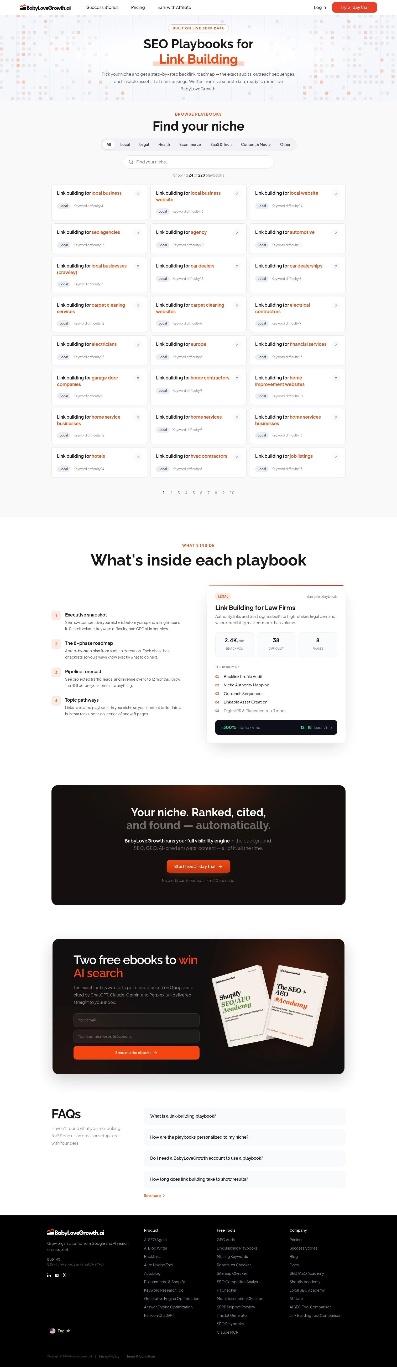 babylovegrowth.ai/en/link-building-playbooks on desktop