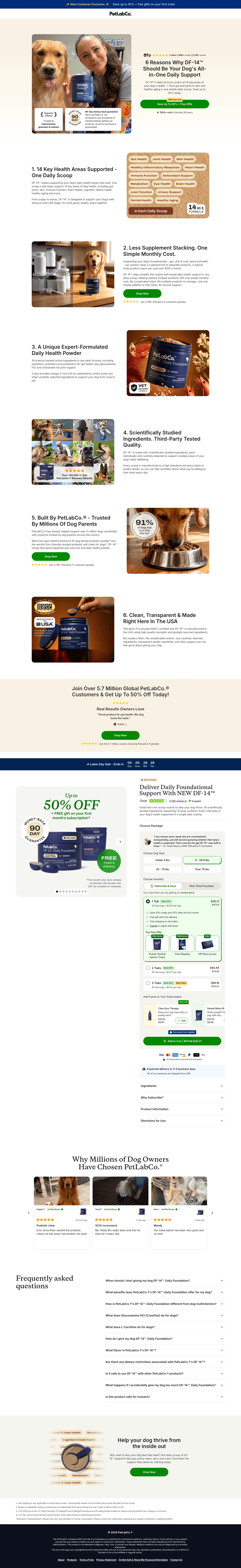 campaigns.thepetlabco.com/df-14-daily-foundation-multifunctional-dog-supplement/6reasons/stkcta on desktop