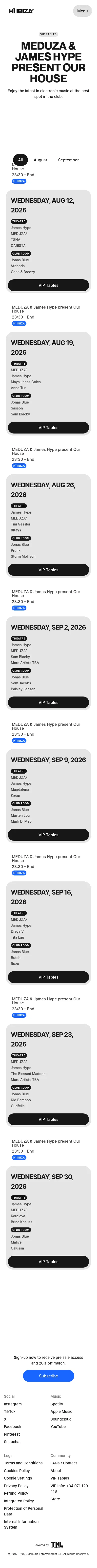 hiibiza.com/events/2026/our-house/vip-tables on mobile