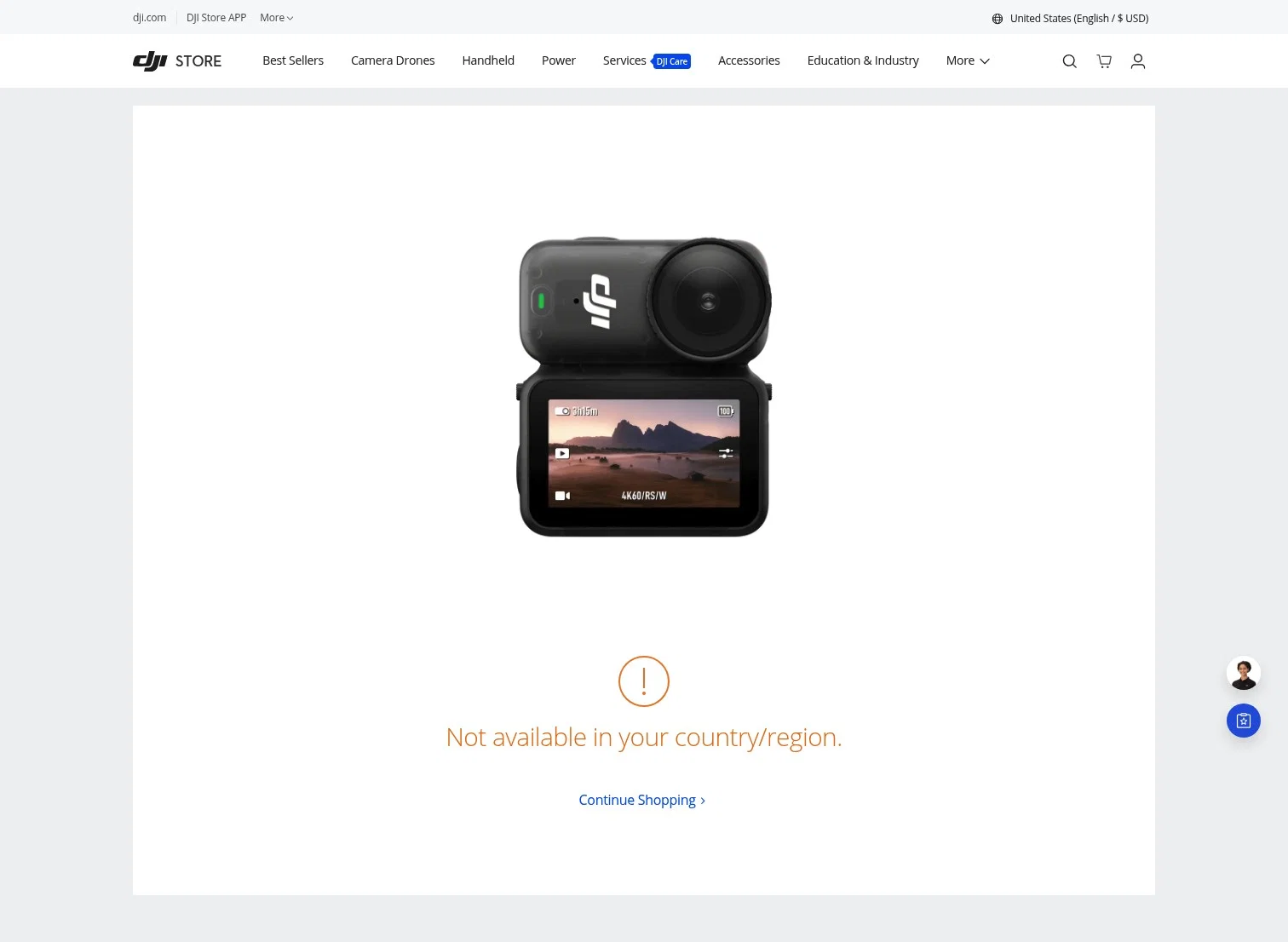 store.dji.com/product/osmo-nano on desktop