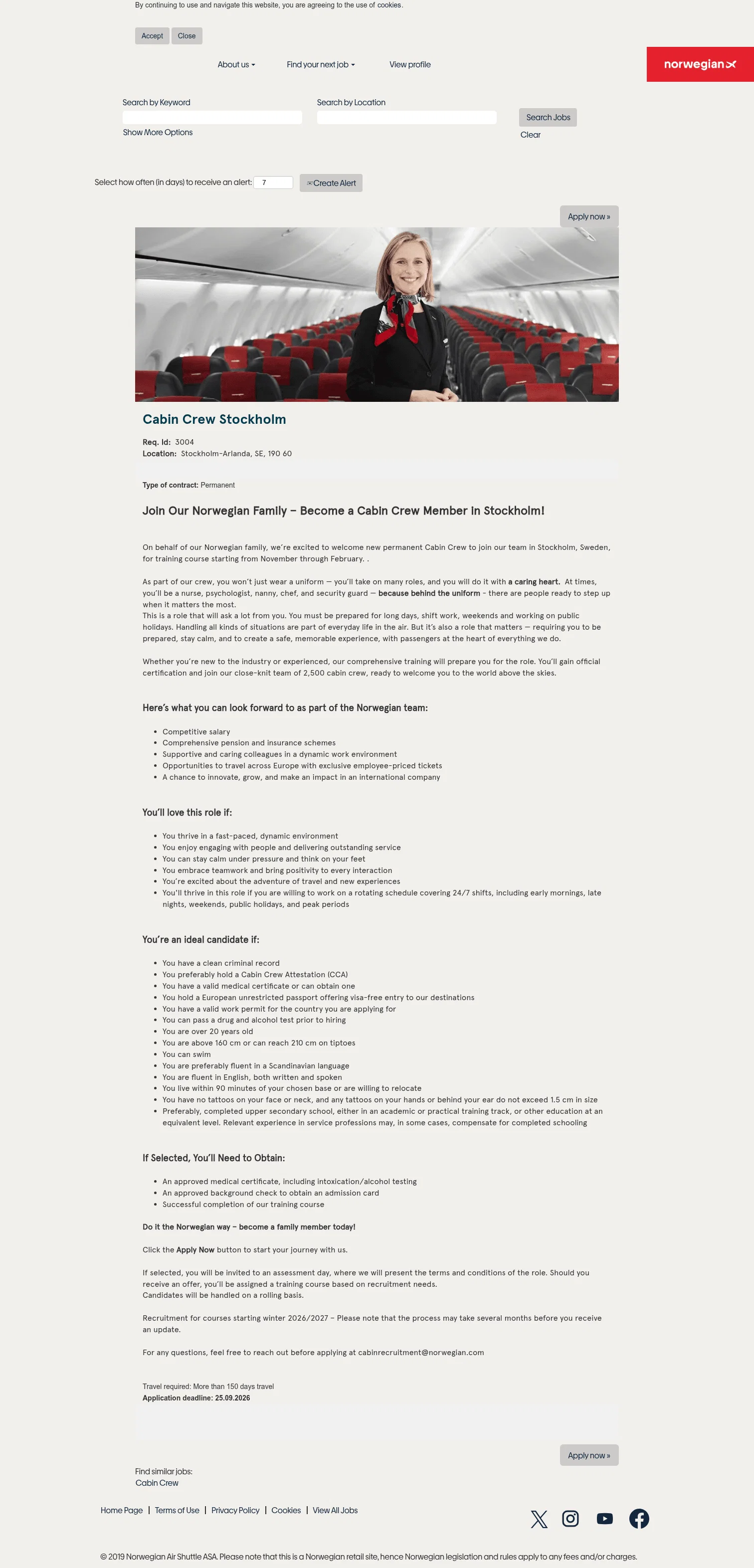 careers.norwegian.com/job/Stockholm-Arlanda-Cabin-Crew-Stockholm-190-60/1363060957 on desktop