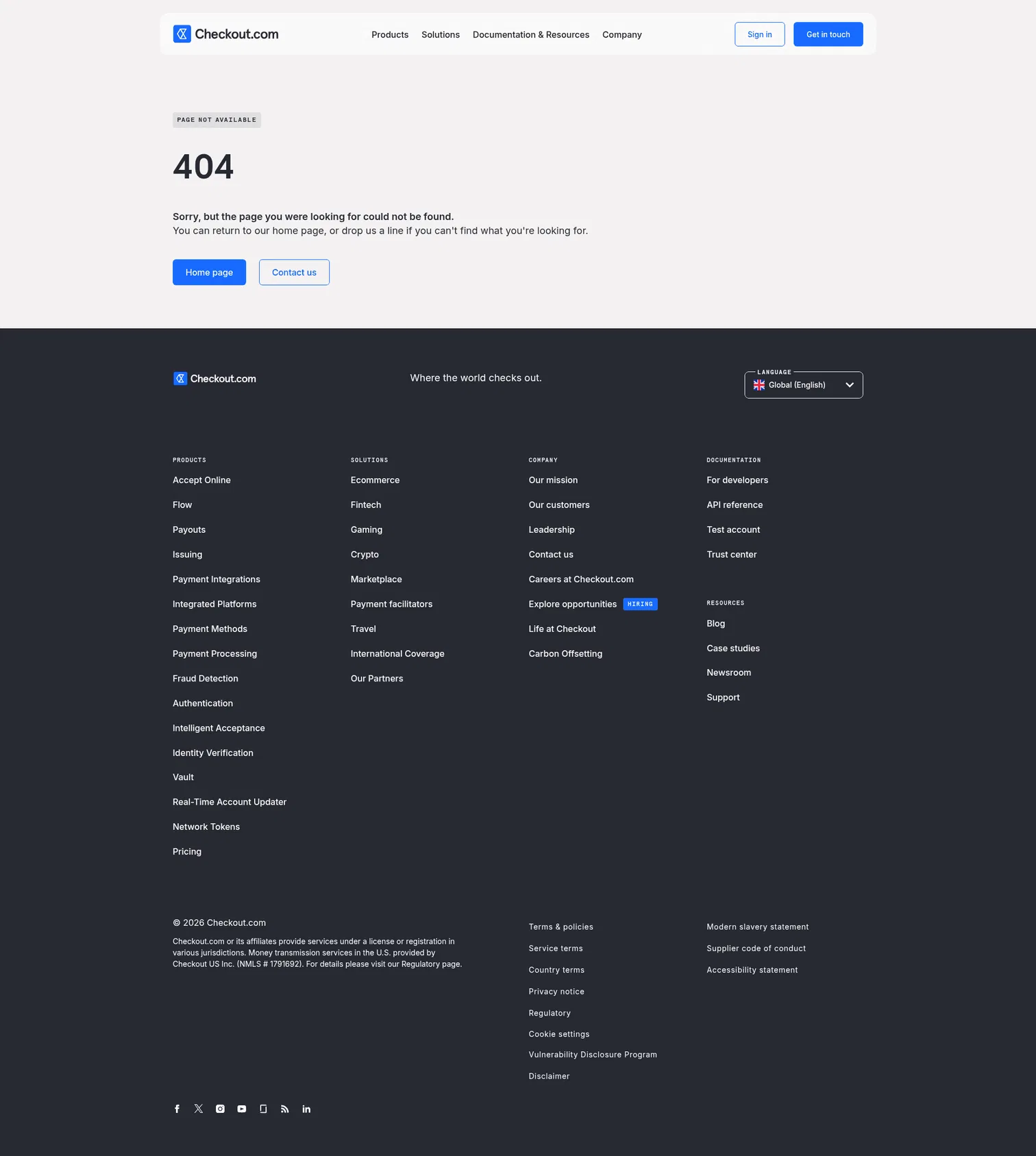 checkout.com/blog/how-checkout-is-thinking-about-agentic-commercehttps://www.checkout.com/newsroom/pinterest-selects-checkout-com-to-strengthen-global-payment-performance-for-its-clients on desktop, full screenshot