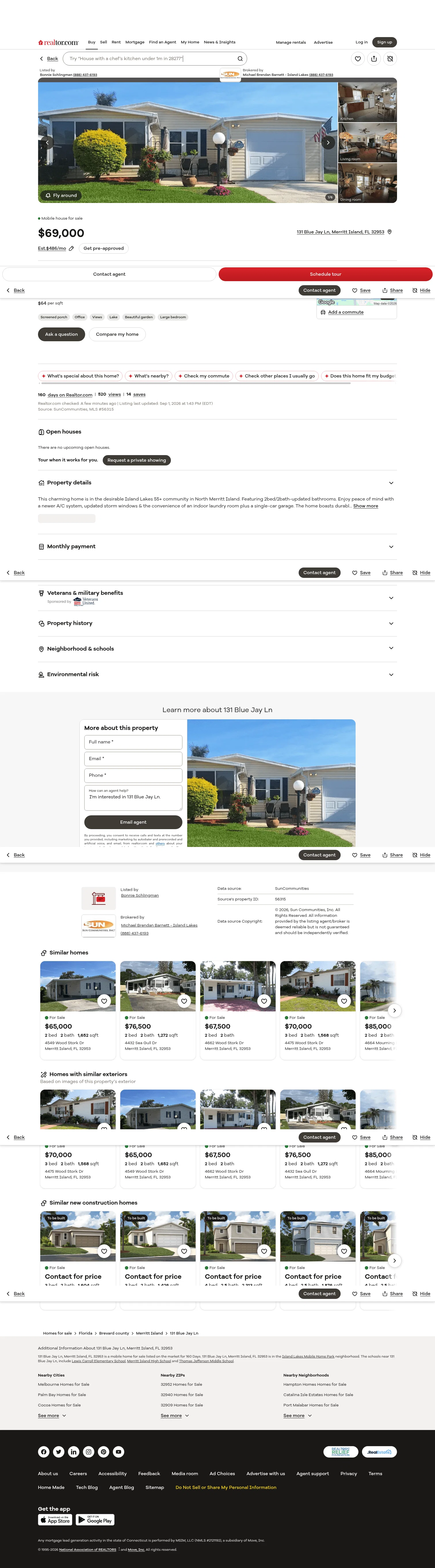 Realtor.com landing page