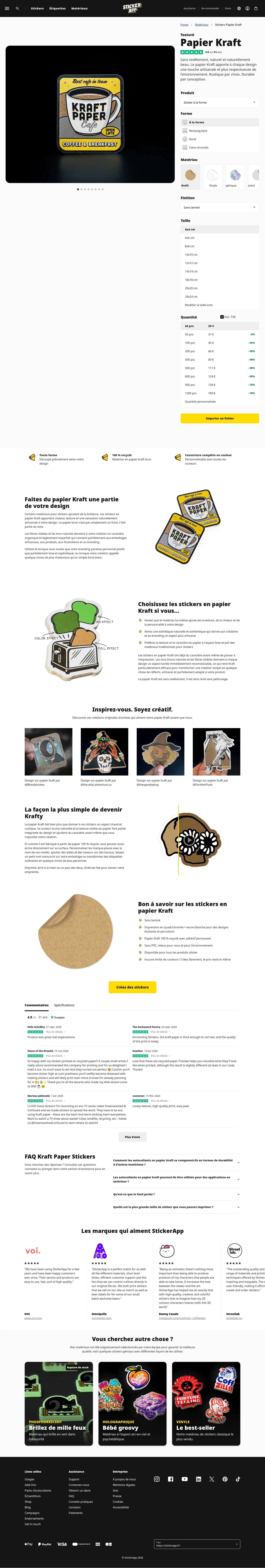 stickerapp.fr/materiaux/stickers-papier-kraft on desktop