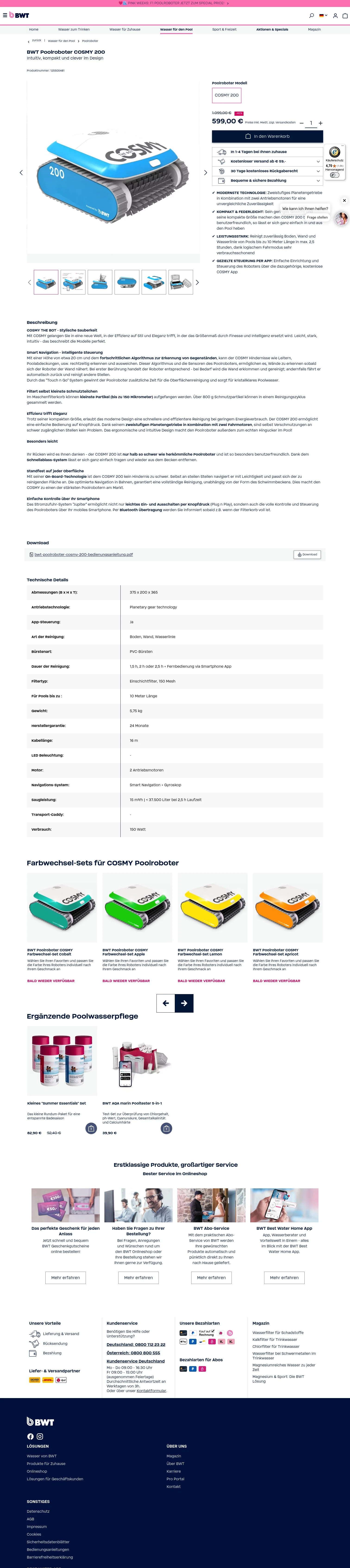 bwt.com/de-de/shop/BWT-Poolroboter-COSMY-200/125505481 on desktop