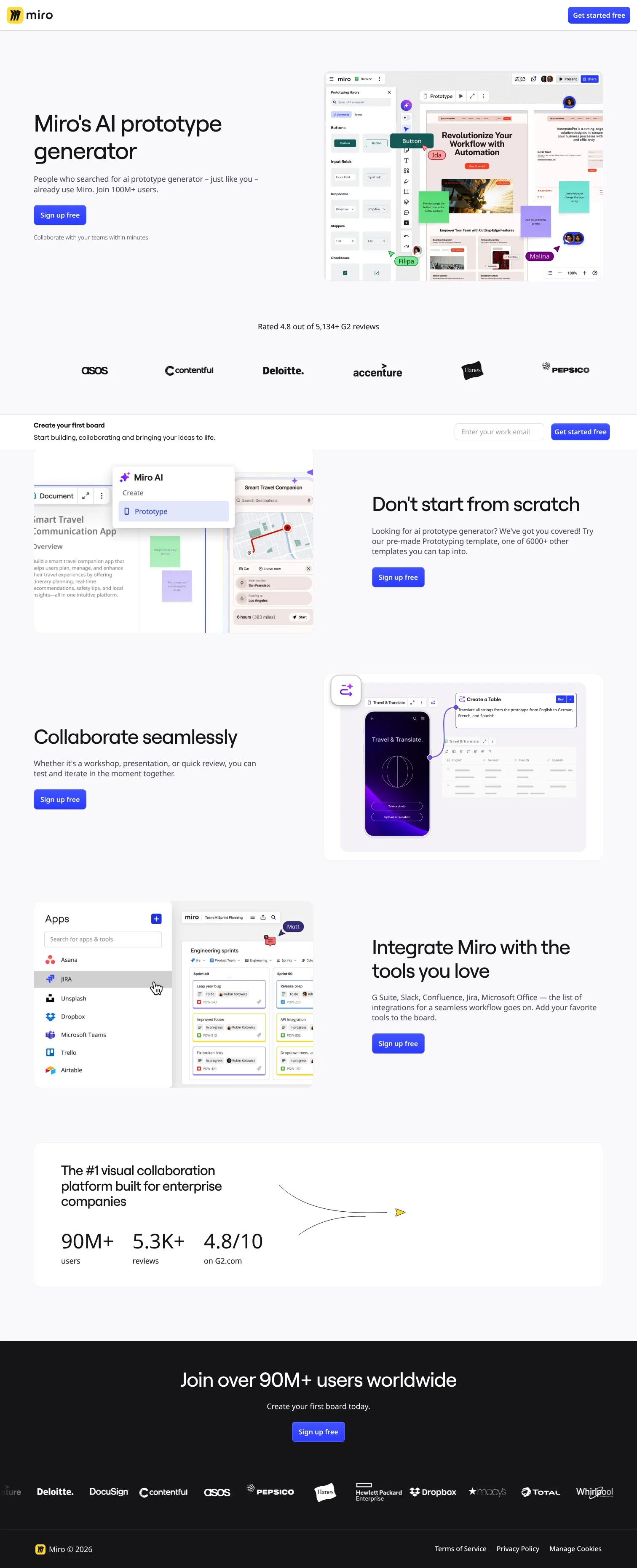 miro.com/aq/paid-search/ai-prototype-generator on desktop
