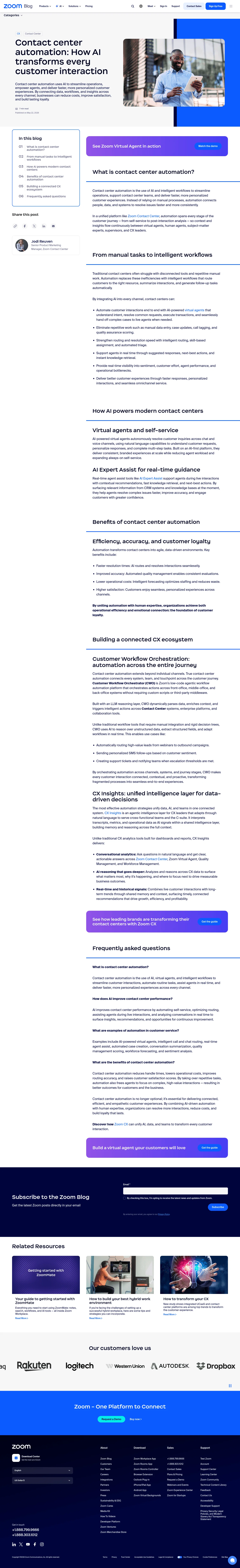 zoom.com/en/blog/contact-center-automation on desktop